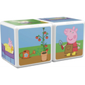 Peppa Pig themed magnetic building cubes for kids play and construction fun