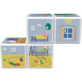 Peppa Pig story blocks from Geomag Magicube Peppa Pig Travel building set