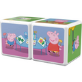 Peppa Pig themed magnetic building cubes set for kids play and creativity