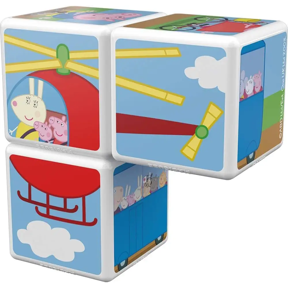 Peppa Pig magnetic cube toy from Geomag Magicube Peppa Pig Travel building set