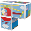 Peppa Pig themed magnetic building cubes set for kids education playroom decoration
