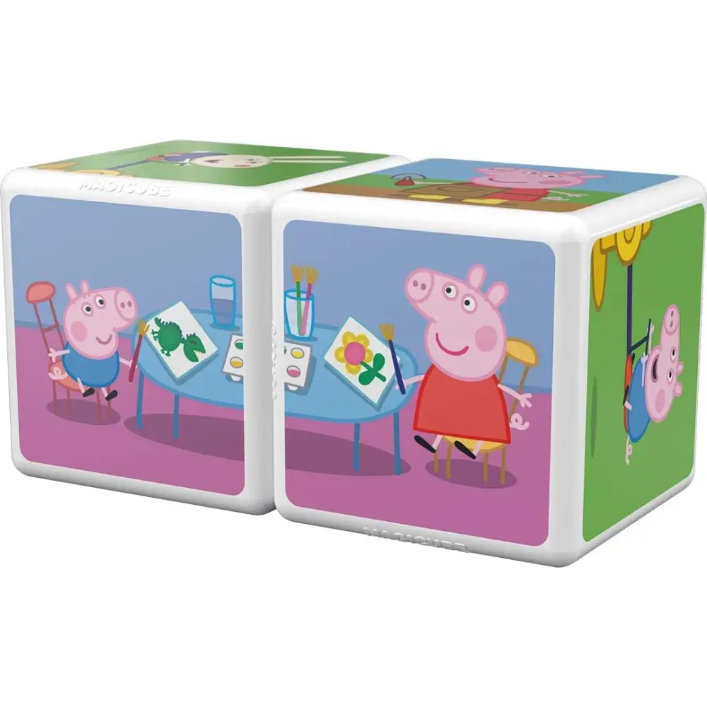 Peppa Pig themed magnetic building blocks set for kids and preschoolers