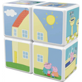 Peppa Pig building blocks magnetic cube set for kids travel fun