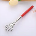 Ghost Hand Stainless Steel Telescopic Scratching Massager Stainless - red