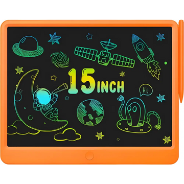 GIGART LCD Writing Tablet 15 Inch Colorful Drawing Tablet for Kids Doodle Board Drawing Pad Erasable Reusable