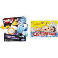 Two boxed board games, including Hasbro Gaming Bop it electronic game for classic dexterity fun