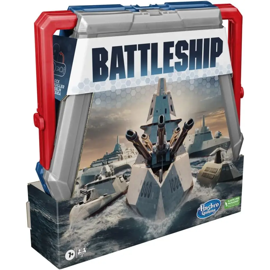 Battleship board game featured in Hasbro Gaming Bop It electronic game unit for kids