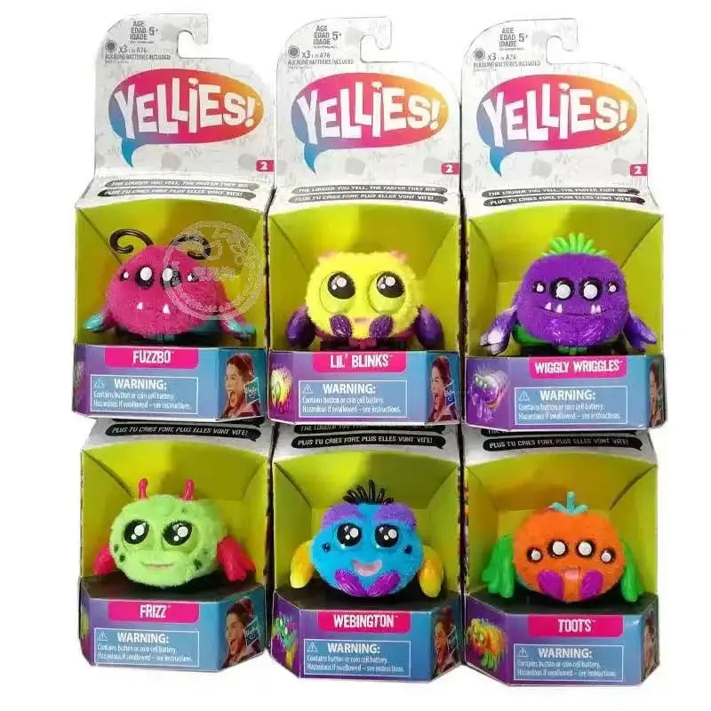 Hasbro Screechy Petes Models Spiderses Electricse Dolls Simulations Animal Flocking Toys