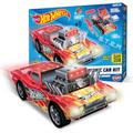 Hot Wheels by Bladez Toyz Make Your Own Motorised Racer Car - STEM Activity with Electric Motor & LED Lights Maker Kitz