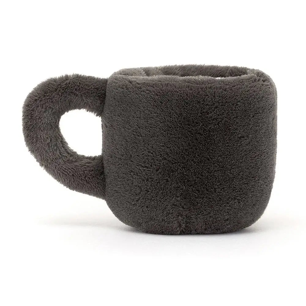 Gray Plush Mug from Jelly Cat Plush Fun Coffee Cup Cute Plush Toy collection