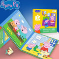 Kawaii Peppa Pig Magnetic Puzzle Children Cute Cartoon Anime Baby - Other