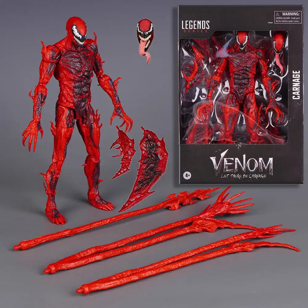 Legends Red Venom Carnage Articulated Action Figure Model Toys - Other