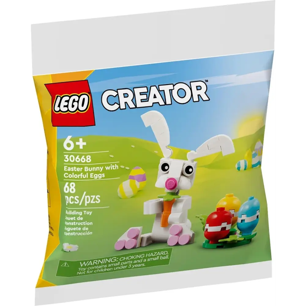 Lego Creator Easter Bunny with Colourful Eggs 30668 Polybag display image