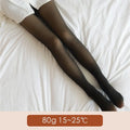 Sheer black tights from Litthing Fleece Lined Tights Women for a stylish winter look