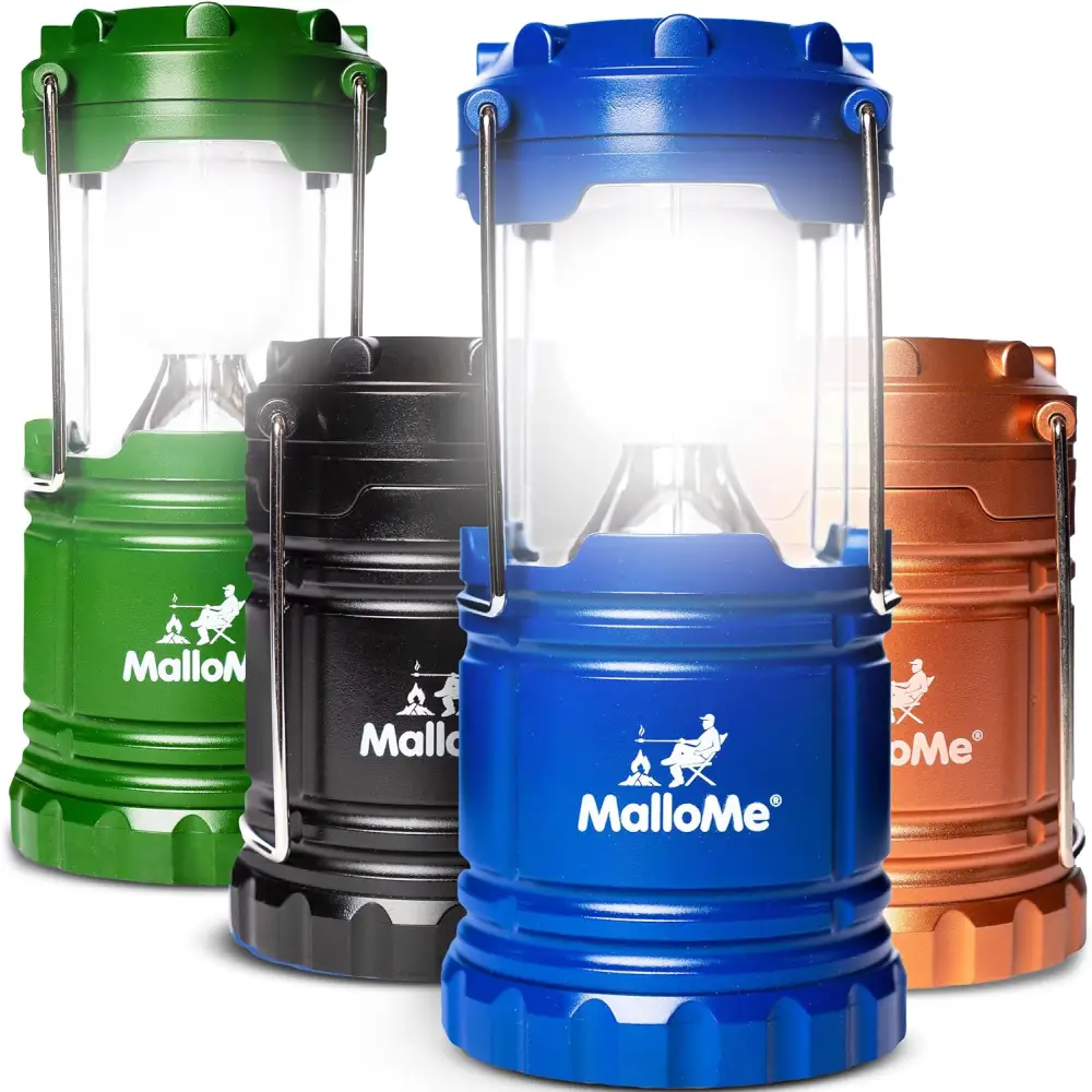 MalloMe Camping Light Camping Lantern Battery Operated Camping Lights for Tents Tent Light Camping Lamp Tent Lights