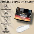 Men Shaving Cream Natural Formula Smooth Moisture Shave Cream Gentle Non-irritating Beard Shave Foam Product for Types