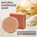 Natural Rice Water Protein Shampoo & Conditioner Soap Set for Hair - Haircare