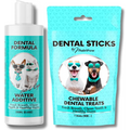 NutriPaw Dental Formula Water Additive For Dogs & Cats - Clean Teeth Healthy Gums & Fresh Breath - Manage Plaque &