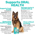 NutriPaw Dental Formula Water Additive For Dogs & Cats - Clean Teeth Healthy Gums & Fresh Breath - Manage Plaque &