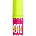 NYX Professional Makeup Lip Gloss High Shine Non-Sticky FInish 12 Hours Hydrating Fat Applicator With Squalane