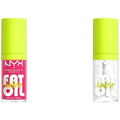 NYX Professional Makeup Lip Gloss High Shine Non-Sticky FInish 12 Hours Hydrating Fat Applicator With Squalane