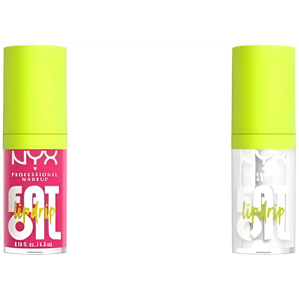 NYX Professional Makeup Lip Gloss High Shine Non-Sticky FInish 12 Hours Hydrating Fat Applicator With Squalane