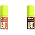 NYX Professional Makeup Lip Gloss High Shine Non-Sticky FInish 12 Hours Hydrating Fat Applicator With Squalane