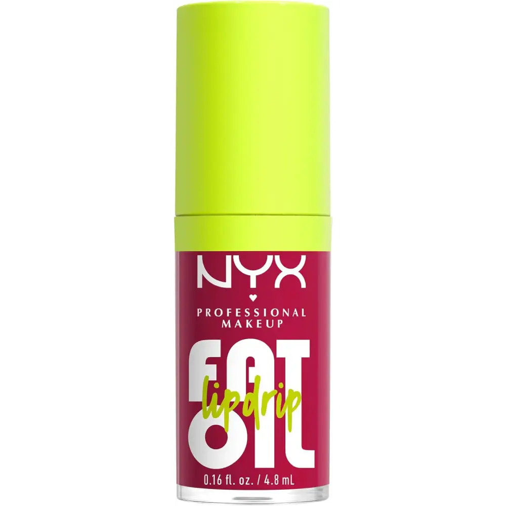 NYX Professional Makeup Lip Gloss High Shine Non-Sticky FInish 12 Hours Hydrating Fat Applicator With Squalane