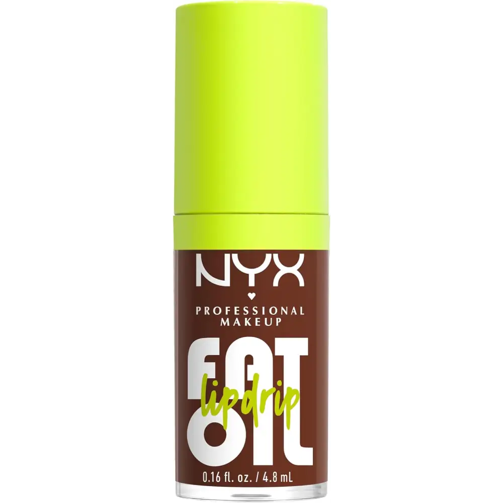 NYX Professional Makeup Lip Gloss High Shine Non-Sticky FInish 12 Hours Hydrating Fat Applicator With Squalane