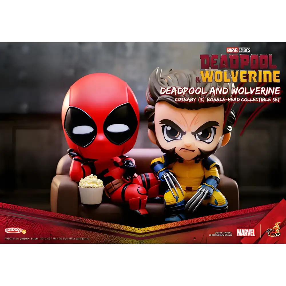 Original Hottoys Cosbaby Cosb1087-1091 Deadpool And Wolverine Mini - WHITE - Other