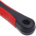Red and black tool handle with hole on Pet Hair Double Sided Brush for Dogs Cats Puppy