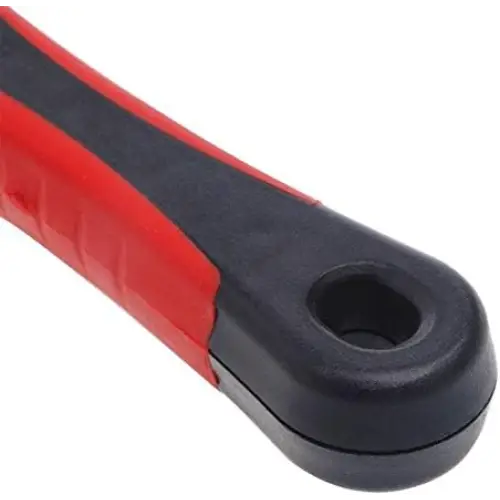 Red dual-sided pet grooming brush for dogs, cats, puppies, and small animals