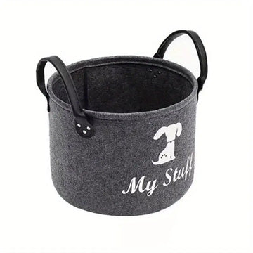 Pet Toy Storage Basket Bin Foldable Dog Cat Clothes Sundries Box Large Capacity - VariantValue