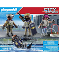 Playmobil 71146 City Action Tactical Police Team playset with SWAT divers and villain