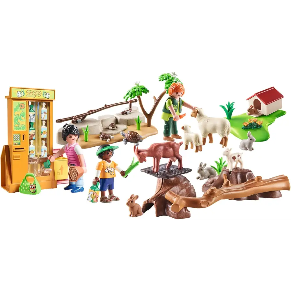 Playmobil 71191 Family Fun Petting Zoo playset for imaginative role-play and animal fun