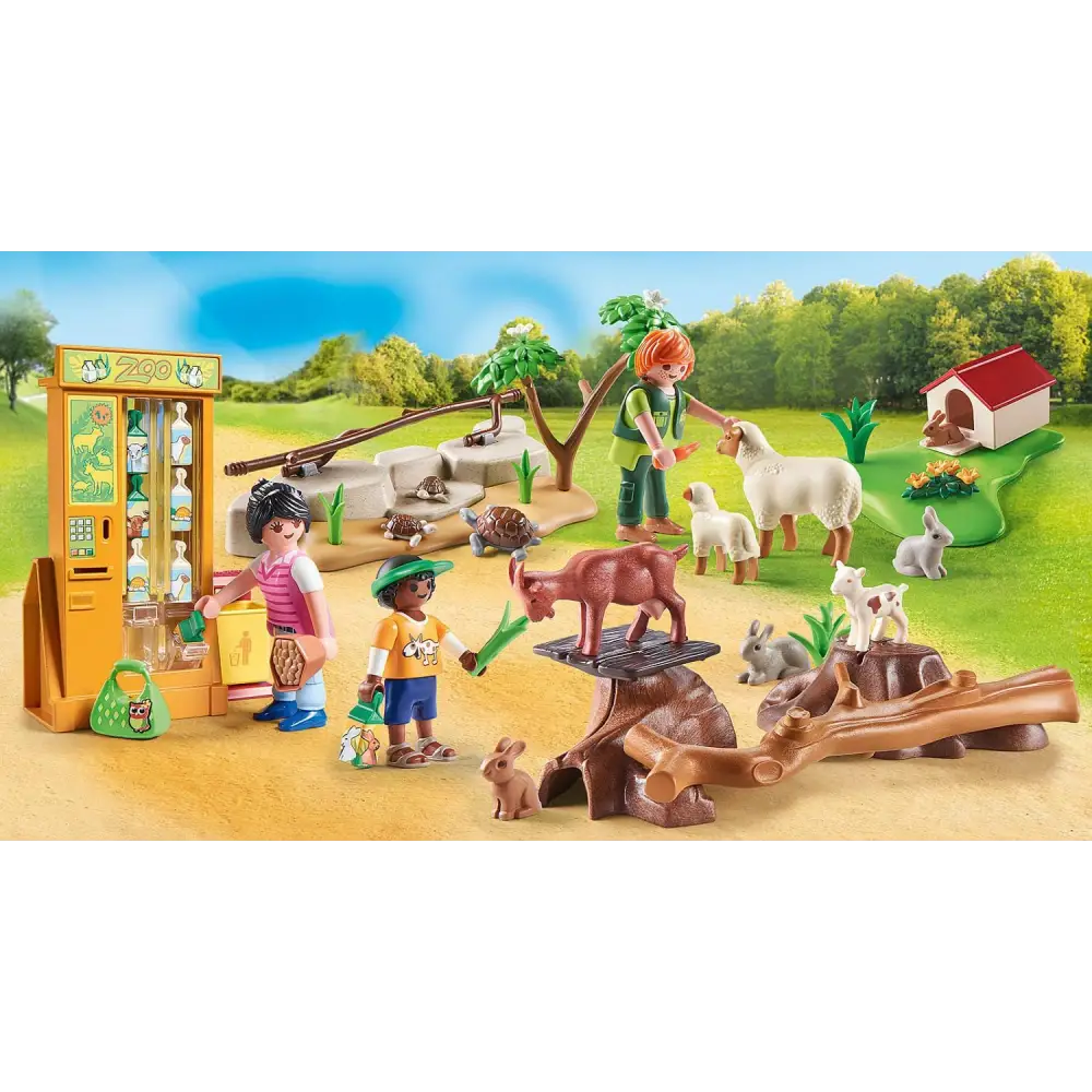 Playmobil 71191 Family Fun Petting Zoo playset for imaginative role-play with animals