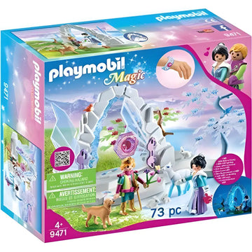 Playmobil 9471 Magic Crystal Gate to the Winter World with Light Effect and Magic Bracelet For Children Ages 4 + - Toy