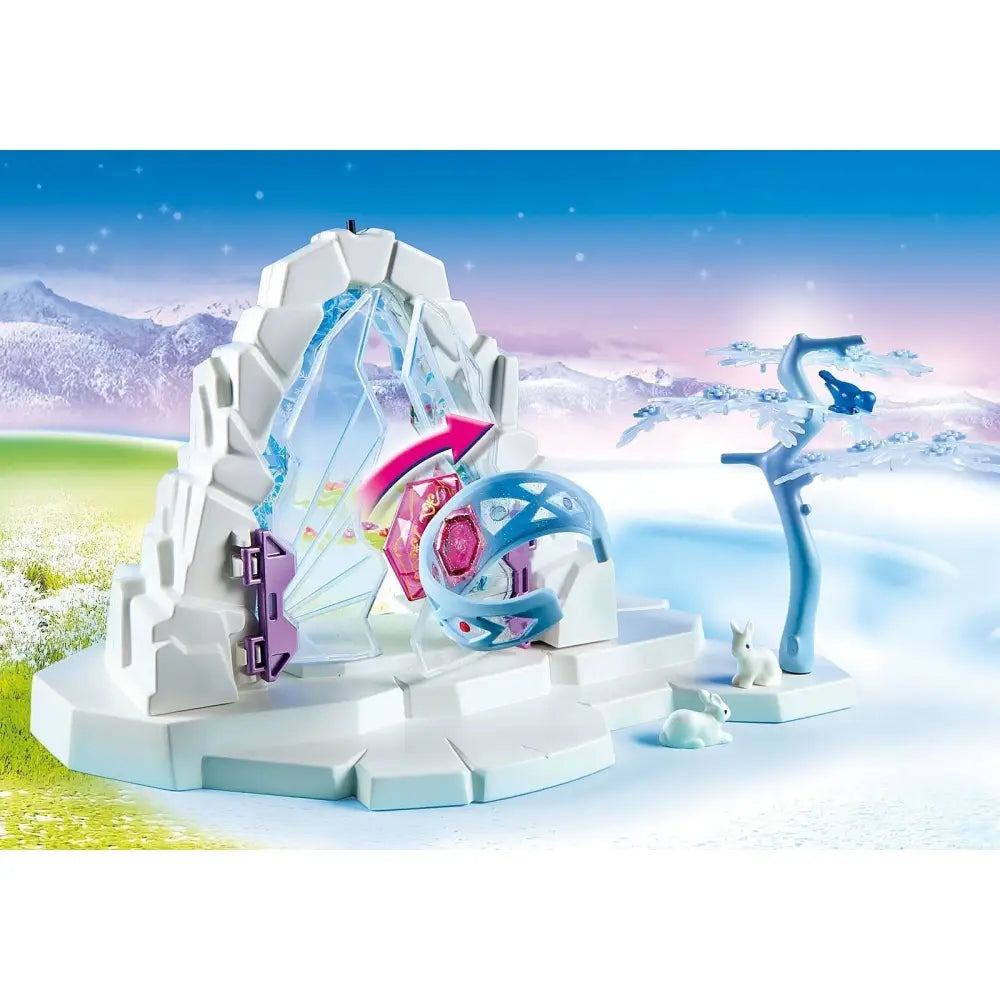 Playmobil 9471 Magic Crystal Gate to the Winter World with Light Effect and Magic Bracelet For Children Ages 4 + - Toy