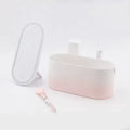 Portable LED Mirror Organizer Cosmetic Storage Case