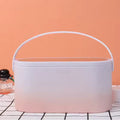 Portable LED Mirror Organizer Cosmetic Storage Case