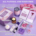 Rose&Jasmine Pamper Gifts for Women Unique Self Care package for Her Relaxation Spa Sets for Women Gift Birthday Hamper