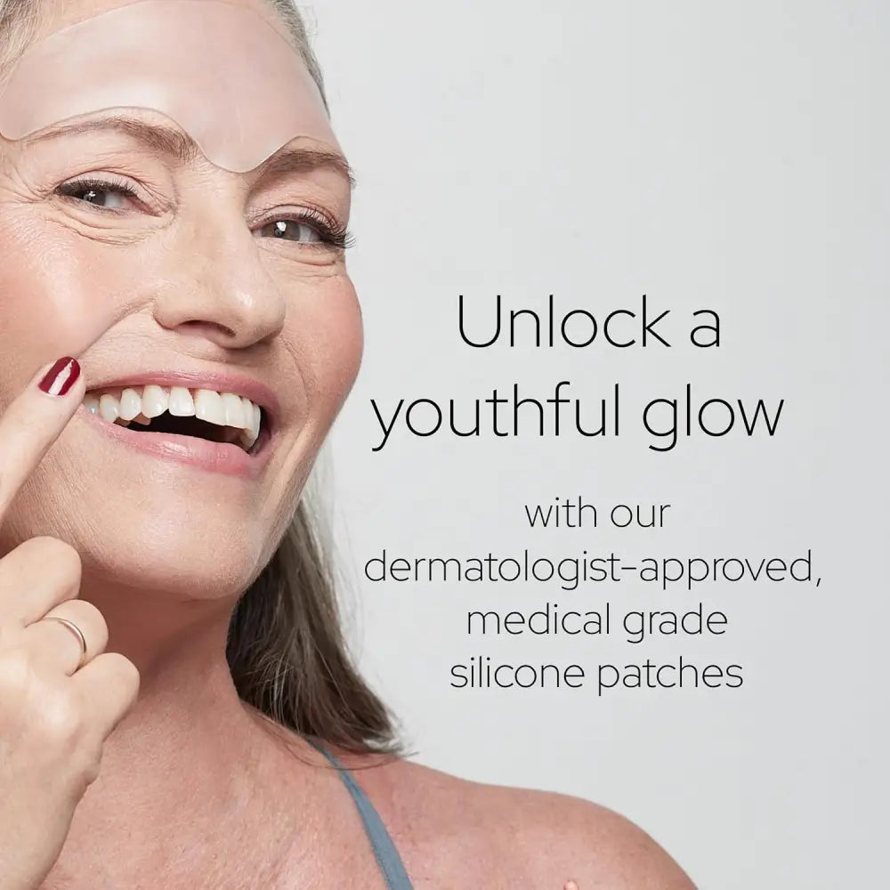 SiO Beauty BrowLift reusable silicone patches for reducing forehead wrinkles and lines