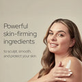 Woman applying SiO Beauty Super Liplift overnight smoothing silicone patches to lips