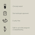 Cosmetic product certifications on SiO Beauty Super Liplift lip wrinkle patches