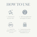 Instructions for using SiO Beauty Super Liplift Smile & Lip Anti-Wrinkle Patches