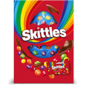 Skittles Large Egg featuring a colorful Skittles Easter egg box and hollow milk chocolate