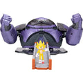 Purple Eggman robot and Super Sonic figure from Sonic The Hedgehog Movie Sonic Battle Playset