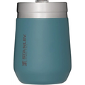 Teal and silver Stanley insulated tumbler, a dishwasher safe tumbler for everyday use