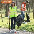 Volunteers using THINKWORK 81cm Litter Pickers Grabber for outdoor clean-up activities