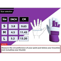 Glove size chart for Thorn Proof Work Gloves and Heavy Duty Leather Gloves for all ages